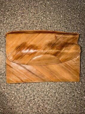 Eel Skin clutch purse